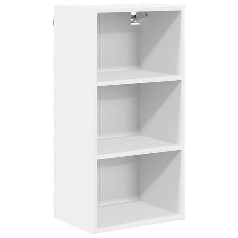 vidaXL Hanging cabinet Riga White 40 x 29.5 x 80 cm Engineered Wood