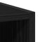 vidaXL Hanging cabinet with Shelf Riga Black Oak 40 x 29.5 x 80 cm