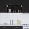 vidaXL Hanging cabinet with Shelf Riga Black Oak 40 x 29.5 x 80 cm