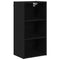 vidaXL Hanging cabinet with Shelf Riga Black Oak 40 x 29.5 x 80 cm