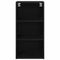 vidaXL Hanging cabinet with Shelf Riga Black Oak 40 x 29.5 x 80 cm