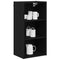 vidaXL Hanging cabinet with Shelf Riga Black Oak 40 x 29.5 x 80 cm
