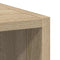 vidaXL Hanging cabinet with Shelf Riga Sonoma Oak 40 x 29.5 x 80 cm