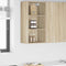 vidaXL Hanging cabinet with Shelf Riga Sonoma Oak 40 x 29.5 x 80 cm
