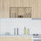 vidaXL Hanging cabinet with Shelf Riga Sonoma Oak 40 x 29.5 x 80 cm