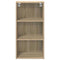 vidaXL Hanging cabinet with Shelf Riga Sonoma Oak 40 x 29.5 x 80 cm