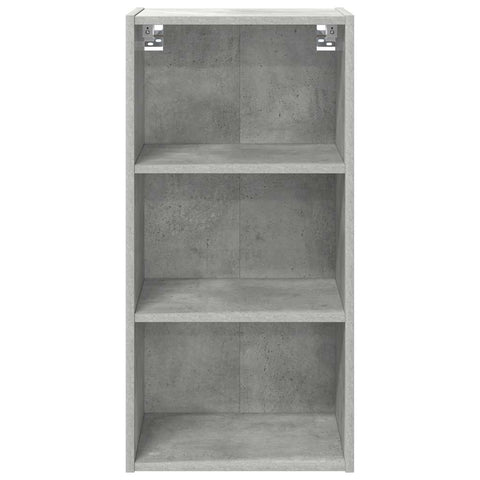 vidaXL Hanging cabinet with Shelf Riga Concrete Grey 40 x 29.5 x 80 cm