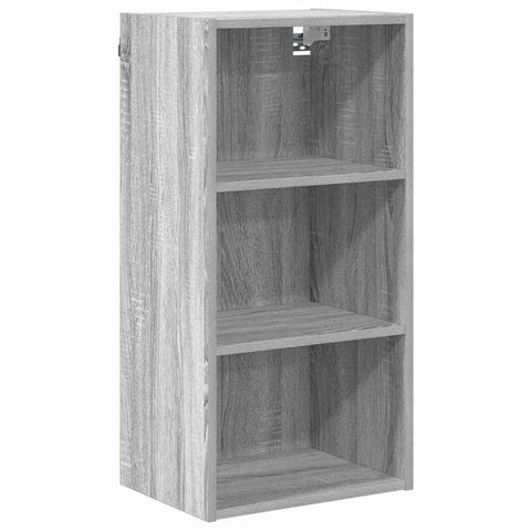 vidaXL Hanging cabinet with Shelf Riga Grey Sonoma 40 x 29.5 x 80 cm