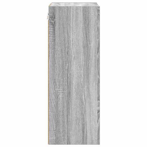 vidaXL Hanging cabinet with Shelf Riga Grey Sonoma 40 x 29.5 x 80 cm