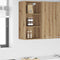 vidaXL Hanging cabinet with Shelf Riga Artisan Oak 40 x 29.5 x 80 cm