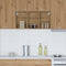 vidaXL Hanging cabinet with Shelf Riga Artisan Oak 40 x 29.5 x 80 cm