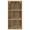 vidaXL Hanging cabinet with Shelf Riga Artisan Oak 40 x 29.5 x 80 cm