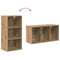 vidaXL Hanging cabinet with Shelf Riga Artisan Oak 40 x 29.5 x 80 cm