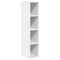vidaXL Hanging cabinet Riga White 20 x 29.5 x 100 cm Engineered Wood