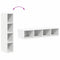 vidaXL Hanging cabinet Riga White 20 x 29.5 x 100 cm Engineered Wood