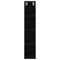 vidaXL Hanging cabinet with Shelf Riga Black Oak 20 x 29.5 x 100 cm