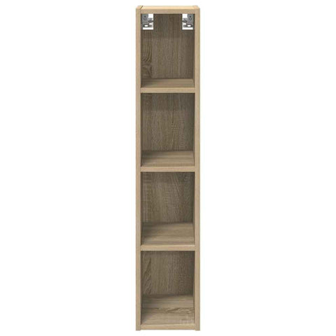 vidaXL Hanging cabinet with Shelf Riga Sonoma Oak 20 x 29.5 x 100 cm