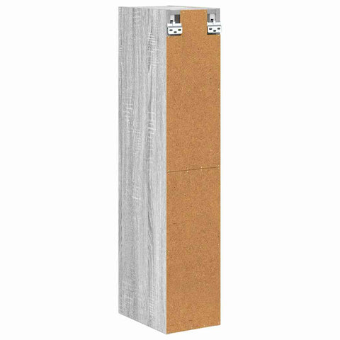 vidaXL Hanging cabinet with Shelf Riga Grey Sonoma 20 x 29.5 x 100 cm