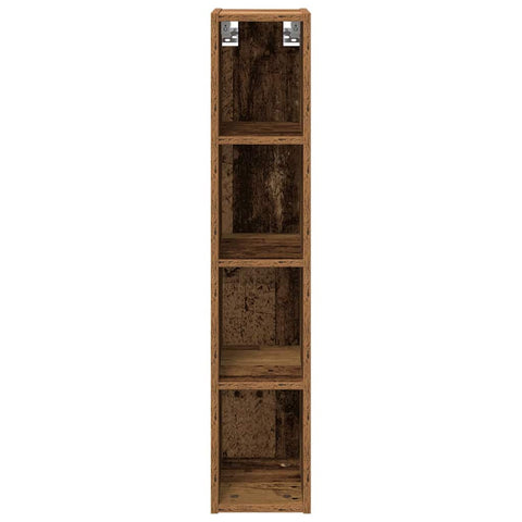 vidaXL Hanging cabinet with Shelf Riga Old Wood 20 x 29.5 x 100 cm
