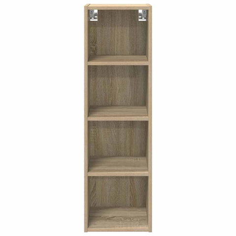 vidaXL Hanging cabinet with Shelf Riga Sonoma Oak 30 x 29.5 x 100 cm