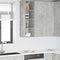 vidaXL Hanging cabinet Riga Concrete Grey 30 x 29.5 x 100 cm