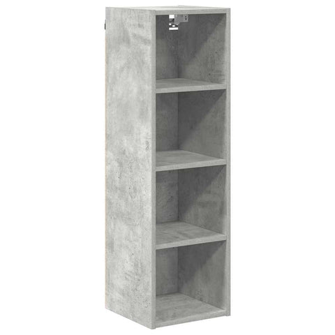 vidaXL Hanging cabinet Riga Concrete Grey 30 x 29.5 x 100 cm