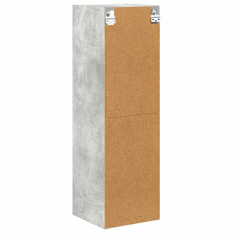 vidaXL Hanging cabinet Riga Concrete Grey 30 x 29.5 x 100 cm