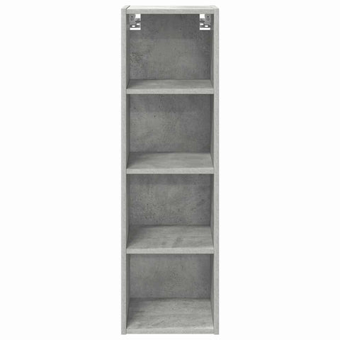 vidaXL Hanging cabinet Riga Concrete Grey 30 x 29.5 x 100 cm