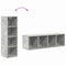 vidaXL Hanging cabinet Riga Concrete Grey 30 x 29.5 x 100 cm