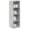 vidaXL Hanging cabinet Riga Concrete Grey 30 x 29.5 x 100 cm