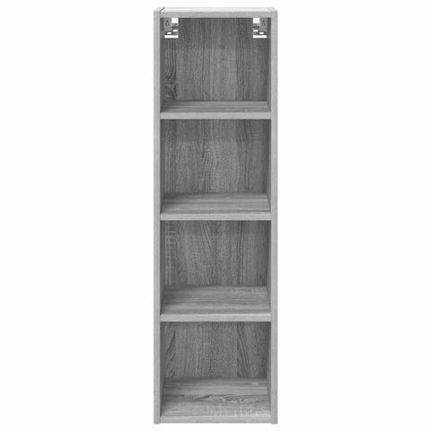 vidaXL Hanging cabinet with Shelf Riga Grey Sonoma 30 x 29.5 x 100 cm