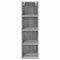 vidaXL Hanging cabinet with Shelf Riga Grey Sonoma 30 x 29.5 x 100 cm