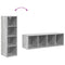 vidaXL Hanging cabinet with Shelf Riga Grey Sonoma 30 x 29.5 x 100 cm