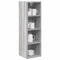 vidaXL Hanging cabinet with Shelf Riga Grey Sonoma 30 x 29.5 x 100 cm