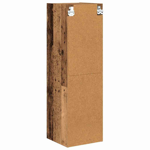 vidaXL Hanging cabinet with Shelf Riga Old Wood 30 x 29.5 x 100 cm