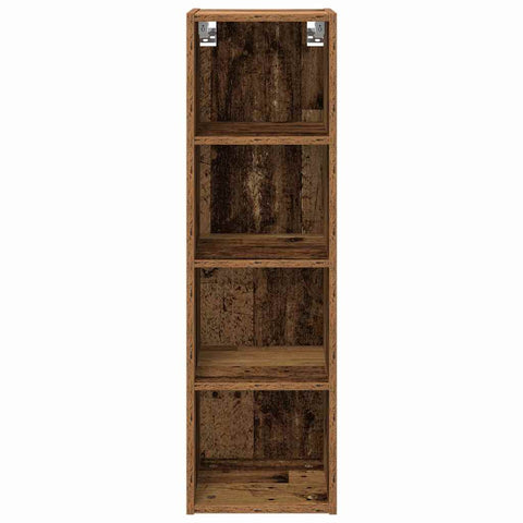 vidaXL Hanging cabinet with Shelf Riga Old Wood 30 x 29.5 x 100 cm