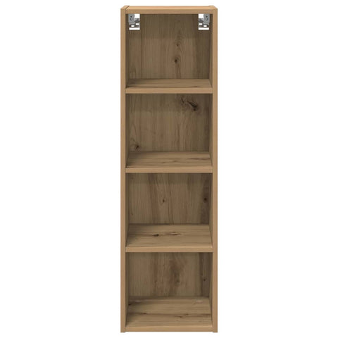 vidaXL Hanging cabinet with Shelf Riga Artisan Oak 30 x 29.5 x 100 cm