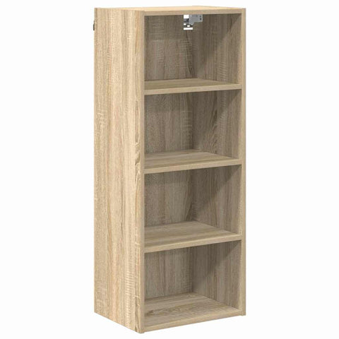 vidaXL Hanging Cabinet with Shelf Riga Sonoma Oak 40 x 29.5 x 100 cm