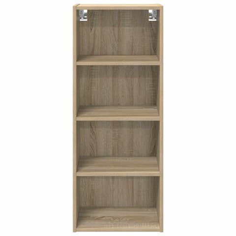 vidaXL Hanging Cabinet with Shelf Riga Sonoma Oak 40 x 29.5 x 100 cm