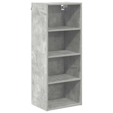 vidaXL Hanging Cabinet Riga Concrete Grey 40 x 29.5 x 100 cm
