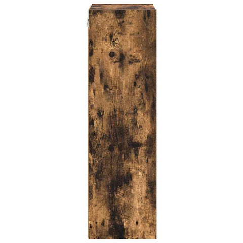 vidaXL Hanging cabinet with Shelf Riga Smoked Oak 40 x 29.5 x 100 cm