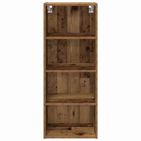 vidaXL Hanging Cabinet with Shelf Riga Old Wood 40 x 29.5 x 100 cm