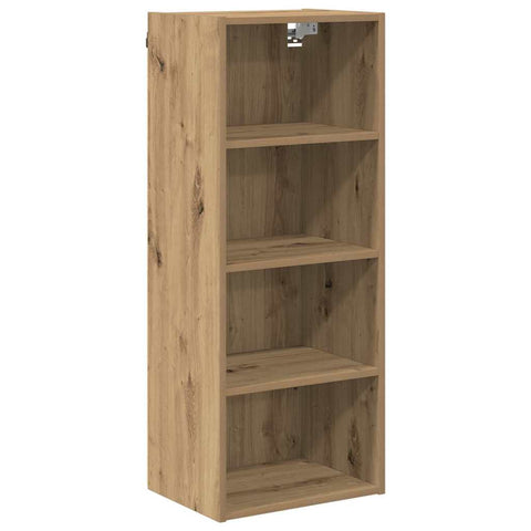 vidaXL Hanging cabinet with Shelf Riga Artisan Oak 40 x 29.5 x 100 cm