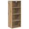 vidaXL Hanging cabinet with Shelf Riga Artisan Oak 40 x 29.5 x 100 cm