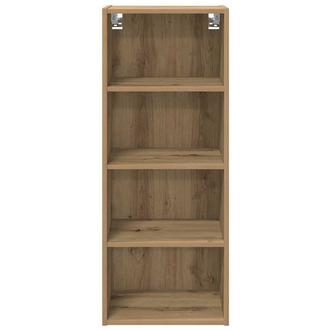vidaXL Hanging cabinet with Shelf Riga Artisan Oak 40 x 29.5 x 100 cm