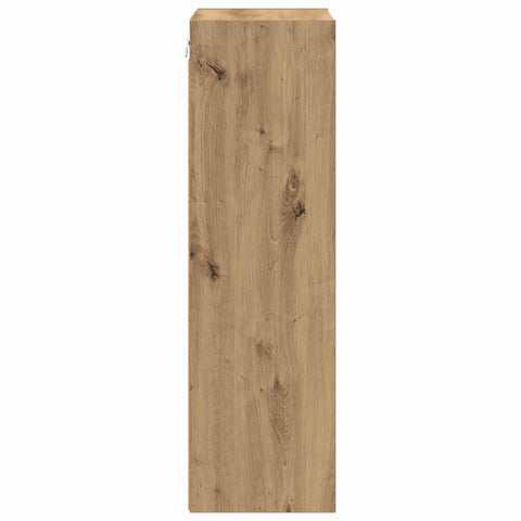 vidaXL Hanging cabinet with Shelf Riga Artisan Oak 40 x 29.5 x 100 cm