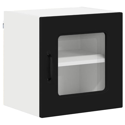 vidaXL Kitchen Wall Cabinet Black 40 x 31 x 40 cm Engineered Wood