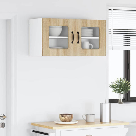 vidaXL Kitchen Wall Cabinet Sonoma Oak 40 x 31 x 40 cm Engineered Wood
