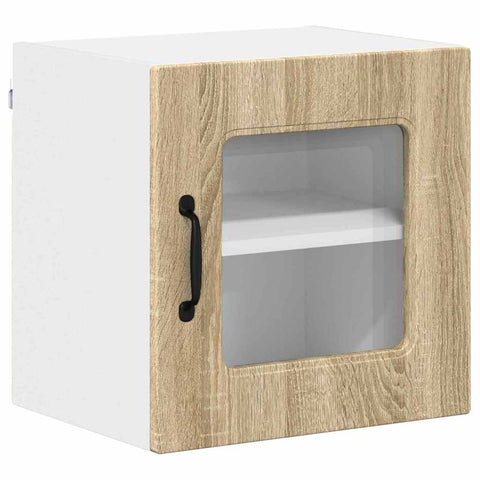 vidaXL Kitchen Wall Cabinet with Door 2 pcs Sonoma Oak 40 x 31 x 40 cm