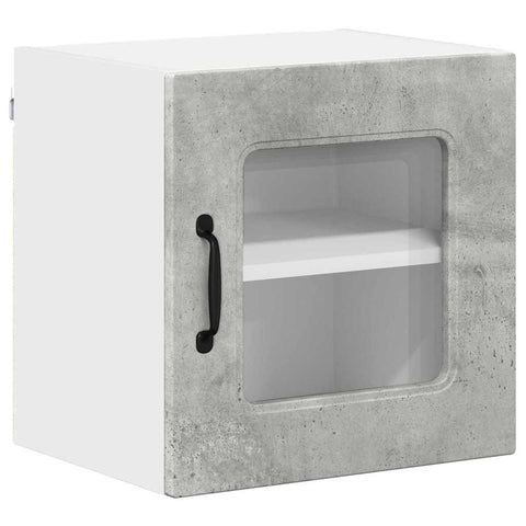 vidaXL Kitchen Wall Cabinet with Shelf Concrete Grey 40 x 31 x 40 cm